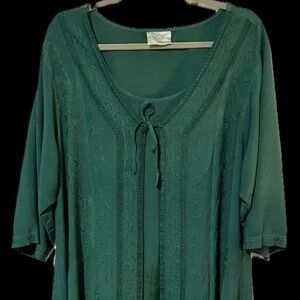 Holy Clothing 3X Green Short Dress